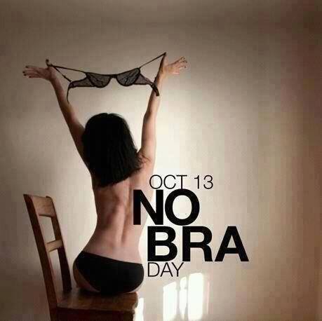 “No Bra Day” oder auf Deutsch: Anti-BH-Tag, das findet morgen, am 13. Oktober wieder sta