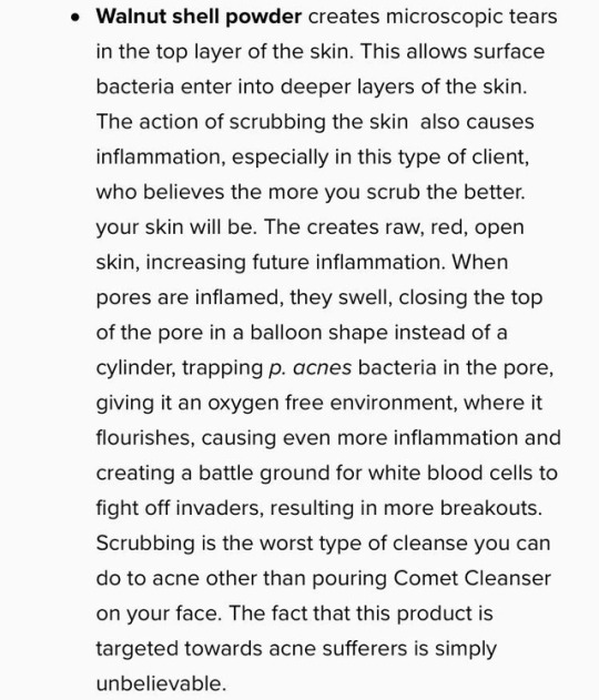 samingtonwilson:  samingtonwilson:  in the wake of miss kyl*e j*nner launching a skincare line, i’d like to remind/inform all of you that YOU SHOULD NOT USE WALNUT SCRUBS ON YOUR SKIN. walnut scrubs cause MICROCUTS, you are TEARING YOUR SKIN when you