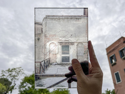 Unfolding Pavilion 2023
The Works
The Unfolding Pavilion’s most visible intervention was a large banner hung to the Lando Arch of Sant'Antonio di Castello. This was not by chance: the arch is the last surviving remnant of the former churches that...