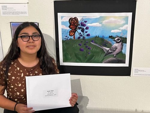 Congratulations to our talented Chica Ellie for placing 3rd place in the Digital Art Category for 6th grade at Visionarios @artmuseumofsouthtexas .
Go Ellie 👏🏼💕
#chicasrockcc #coolestgirlsintown (at Art Museum of South...