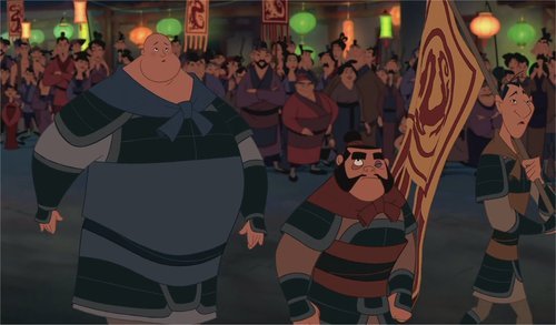 the-ice-castle:  You know, one thing i like about Mulan is how Yao, Ling and Chien Po don’t really seem to care about the fact that Mulan is a girl. I mean, when they find out, they are visibly perplexed  But even so, they rush and try to help her when