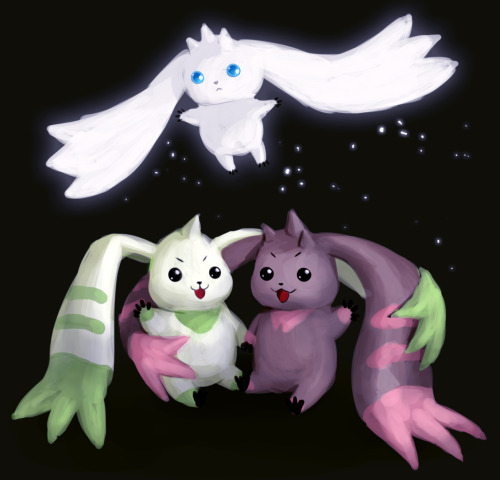 WhiteLopmon, Terriermon, Lopmon