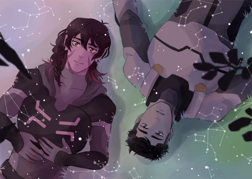 Cover of my first Galra!Keith AU/ Sheith comic from last year <3