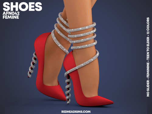  AF SHOES N042 | NO SLIDER NEW MESHCompatible with HQ ModCategory: ShoesCustom ThumbnailAll LOD’s♦ @