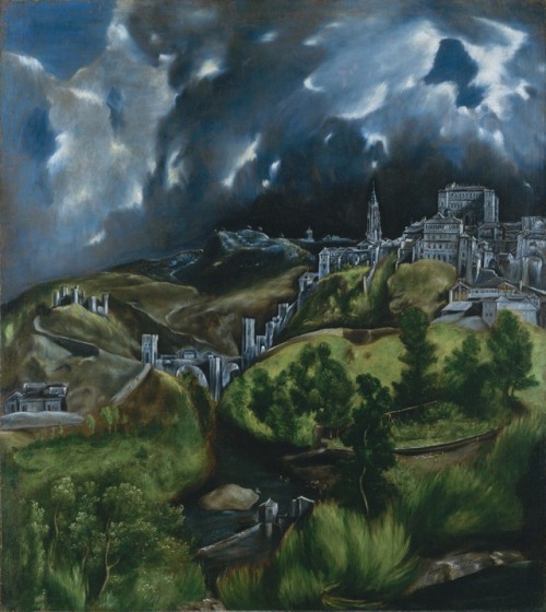 danielred2:El Greco, View of Toledo, 1598–99 circa