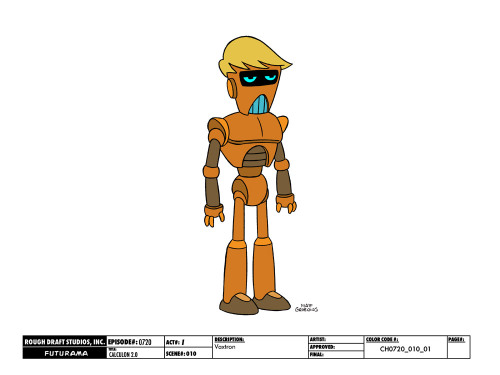 Countdown to Futurama: Vaxatron
Meet Vaxatron. Fans of the hit 31st-century soap opera “All My Circuits” will recognize him as the actor who replaced Calculon. Residents on this millennium can see him make his Futurama debut in the upcoming episode,...