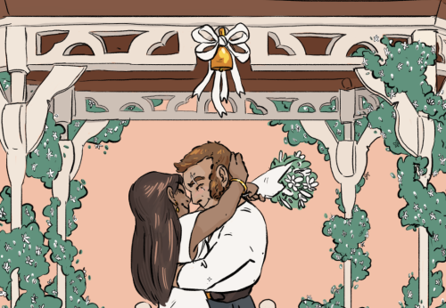 funrobot: “Shortly after the rebellion, [they] got married in a gazebo that Magnus built himse