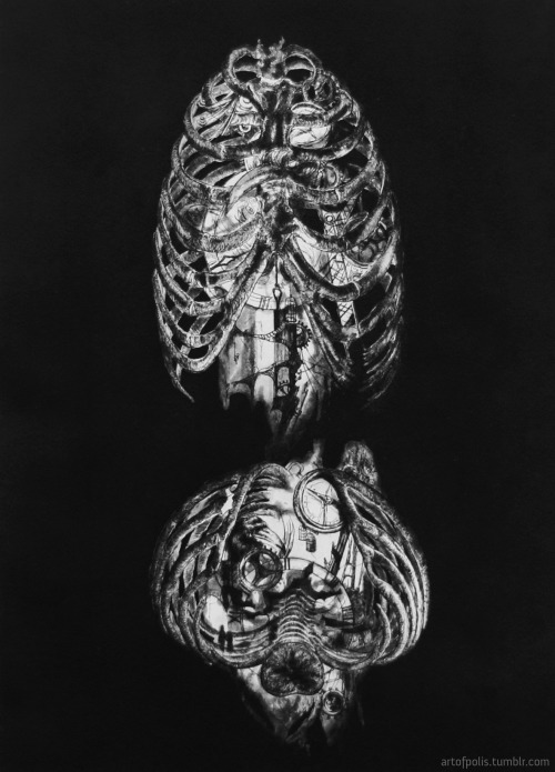 artofpolis:Caged, by Paulina Sieczkowska, 2014etching/aquatint, 40 x 55 cmW klatce, 2014akwaforta/ak
