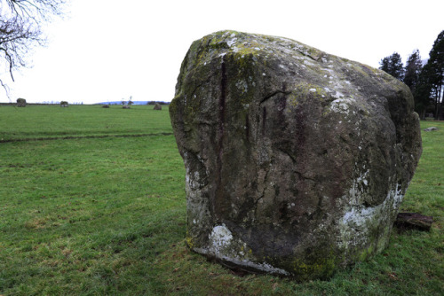 ‘Long Meg And Her Daughters’ Stone Circle, near Penrith on the Winter Solstice 2017.The third larges