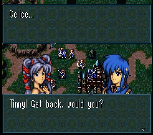 I Love How Seliph Is Trying To Protect All The Girls, But When It Comes To Larcei, Hes Like She Can Handle
