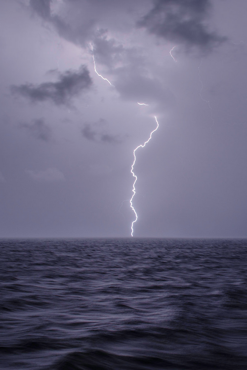 moody-nature:  Storm At Sea | By xmrrushx 