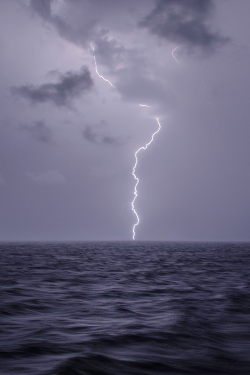 moody-nature:  Storm At Sea | By xmrrushx