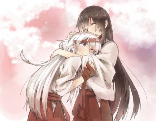 ✧･ﾟ: *✧ Messy Hug ✧ *:･ﾟ✧♡  Characters ♡ : Akagi ♥ Shoukaku♢  Anime ♢ : Kantai Collection: KanColle☆