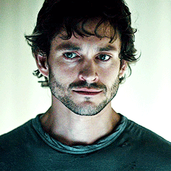 fuckyeahannibal:  Will’s tiny smile of despair - requested by chickenpets 