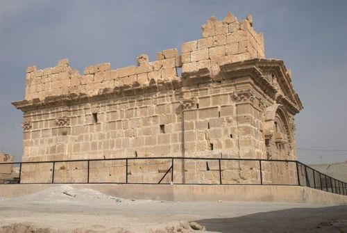 historyfilia: Temple of Zeus Hypsistos in Al-Dumayr, Syria