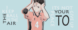 aoichii:   Top 20 male characters as voted by my followers:                 ↳ #16: Nishinoya Yuu  