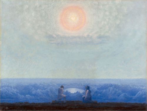 thunderstruck9:Heinrich Maria Seck-Carton (German, 1888-1972), Der Traum [The Dream], 1920. Oil on c