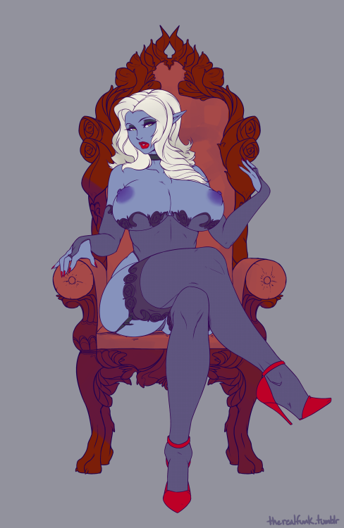 evolluision:  @therealfunk recently made an awesome pic of my character la rouxand i kinda felt inspired :)