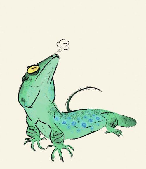 terpsikeraunos: repiteptiles:feelin bad, so I tried drawin some of my lizards instead of my usual vi