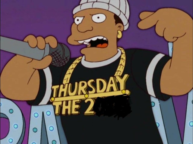 zoethebitch:zoethebitch:Thursday the 2