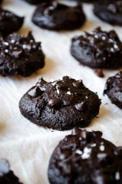 cake-stuff:  Chocolate Fudge Yogurt Cookies  More cake &amp; cookie &amp; baking inspiration: http://ift.tt/1404eu8  drool