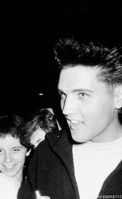 vinceveretts:  Elvis with fans in Bad Nauheim, Germany, 1958. 