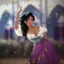 princessesfanarts:  Esmeralda by AceWest 
