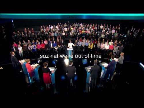 ainsleyfudge:summary of the uk party leader’s debate for anyone who didn’t catch it