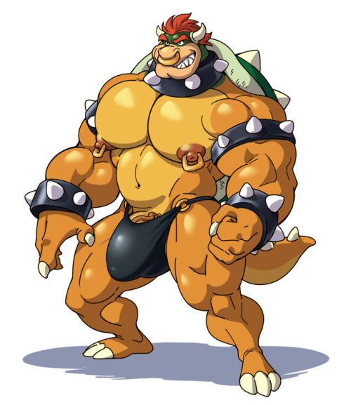 toomanyboners: Bowser and his stretched thong