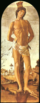 artmagnifique:  SANDRO BOTTICELLI. St. Sebastian,