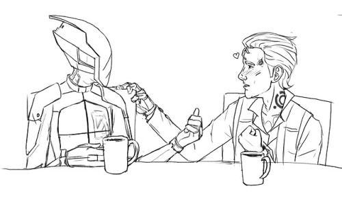 Rhys being absolutely smitten with Zer0 while the carol opening score plays in the background (I gue