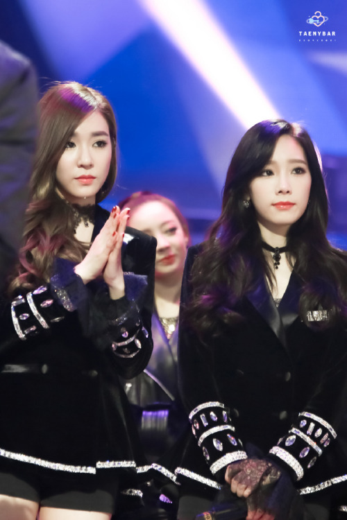 [141231] Taeyeon&amp;Tiffany at 2014 MBC Gayo Daejun by TaeNyBar