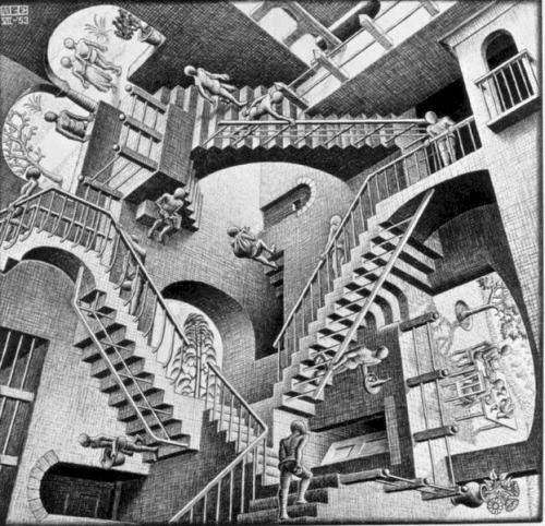 Porn ❥ M. C. Escher ❥ http://www.mcescher.com/ photos