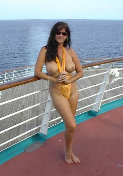 My, oh, my!!!! There&rsquo;s nothing we love more than flashing on deck!!! Thank you so much for your submission!!! Please keep them coming!!!  Cruise Ship Nudity!!!  Share your nude cruise adventures with us!!!  Submit here, or email them to: CruiseShipN