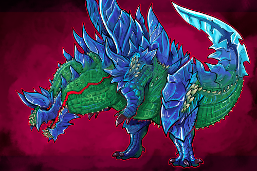 A fusion between the biggest boys, Deviljho + Glavenus makes… Glavejho!!