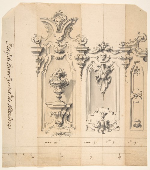 Design for a Portable Screen, by Giovanni Battista Natali, Metropolitan Museum of Art, New York City