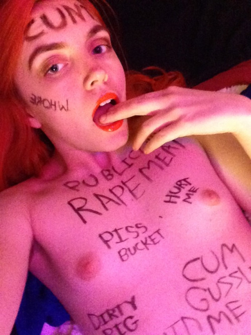 stupid-slut-humiliation: Haley Hess is at it again trying to become the biggest webslut in the world