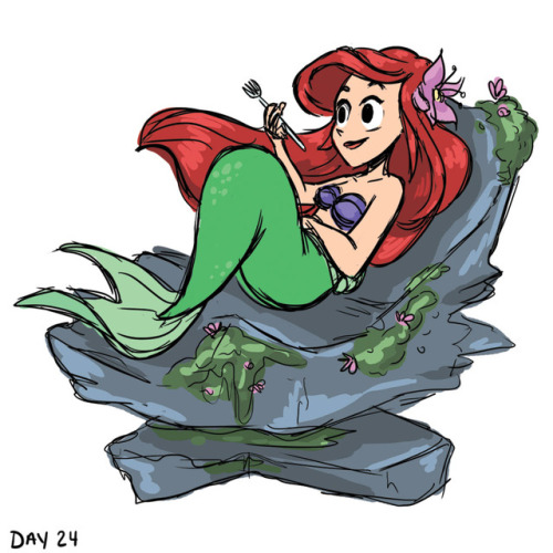 here is another week of Mermay! only a few days left and still having fun with it :) do you have a f