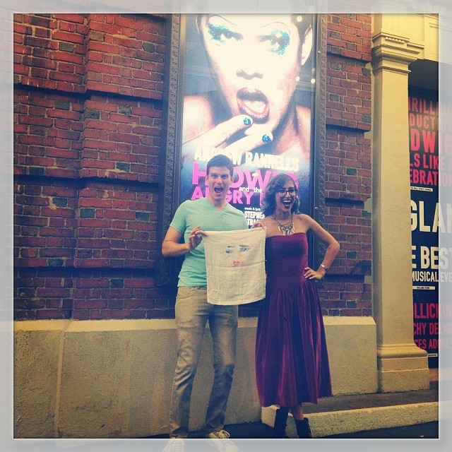 YOU GUYS. @AndrewRannells spoke directly to me! Well, as a means to hit on @kevper,