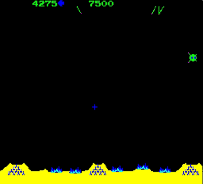 Porn photo gifsofthe80s:  Missle Command - Atari - 1980
