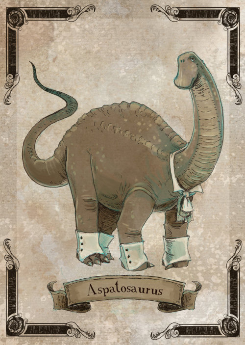 sosuperawesome:  Steampunk dinosaurs by theGorgonist adult photos