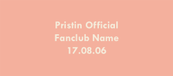 Supersuperroa:pristin’s 2Nd Mini-Album: August 23Rd → Official Fandom Name