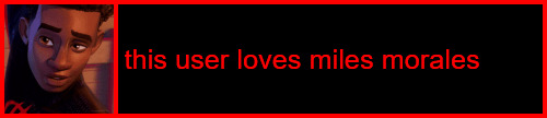 this user loves miles morales