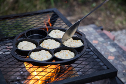 boozybakerr:  Campfire Breakfast Burger 