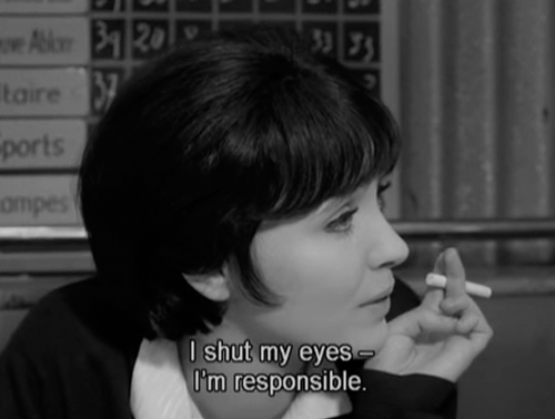 rock-n-rollin-bitch:  Anna Karina in Vivre Sa Vie, 1962 film directed by Jean-Luc Godard. (x) 