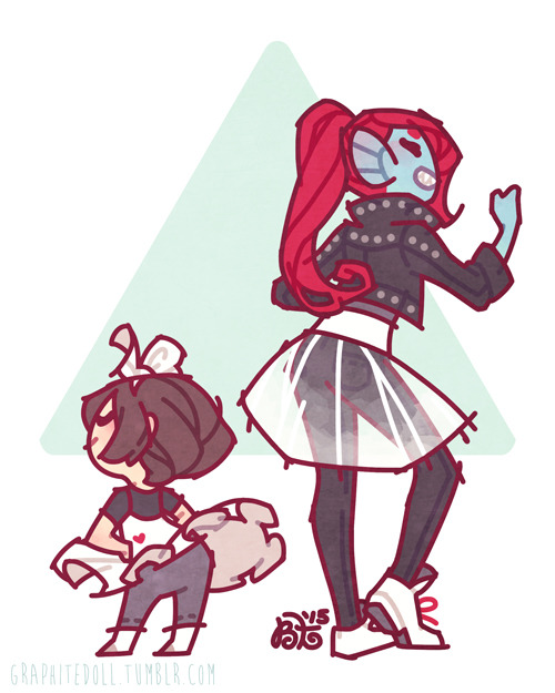 i saw Juby’s dancing post and was inspired !!i might do more, i really want to add mettaton and muff