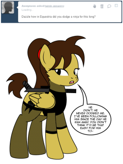 twixie-answers:  She may be a ninja master,