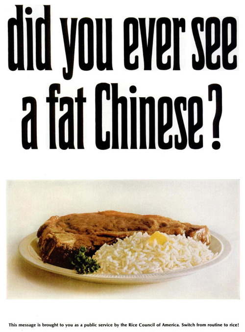 1967 pro-rice ad.Source: LIFE Sept. 15, 1967