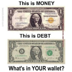 yaboymartell:  #money #cash #debt #$