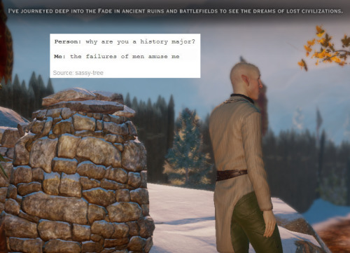 bubonickitten:Dragon Age: Inquisition + text posts – SolasThe Egg of Dubious Intent More DA text pos